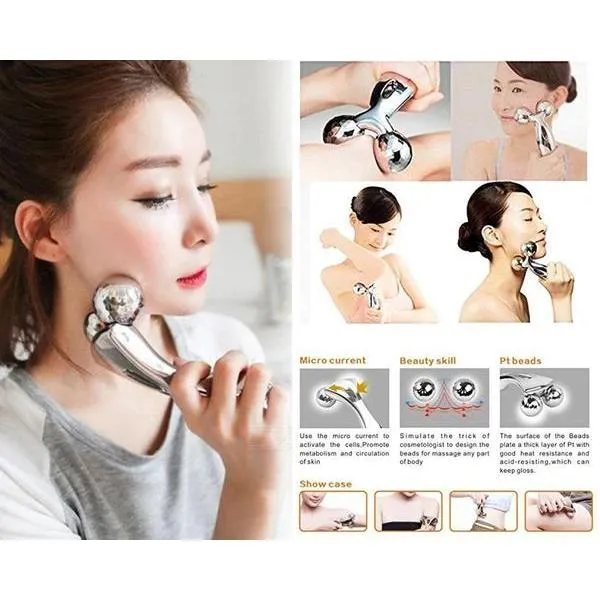 0370 -3D Roller Face Massager