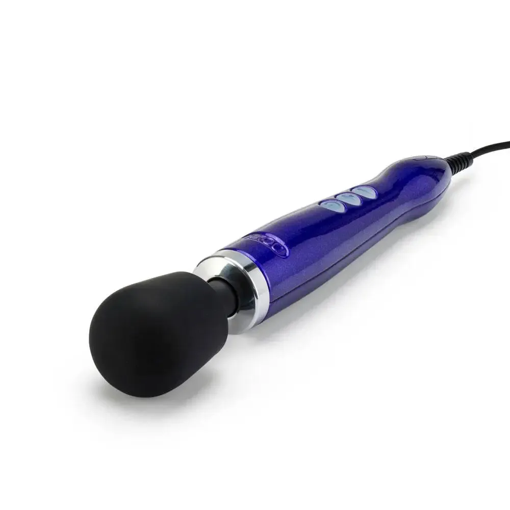 13.5-inch Doxy Silicone Purple Wand Massager with Uk Plug