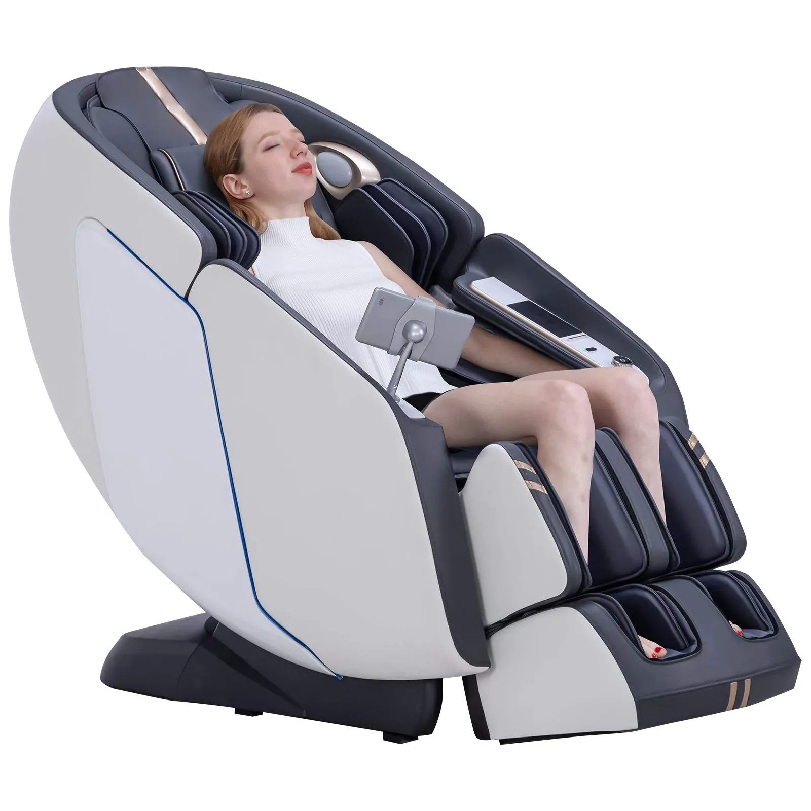 2024 NEW MassaMAX MT398 4D Full Body Stretch Massage Chair<br>