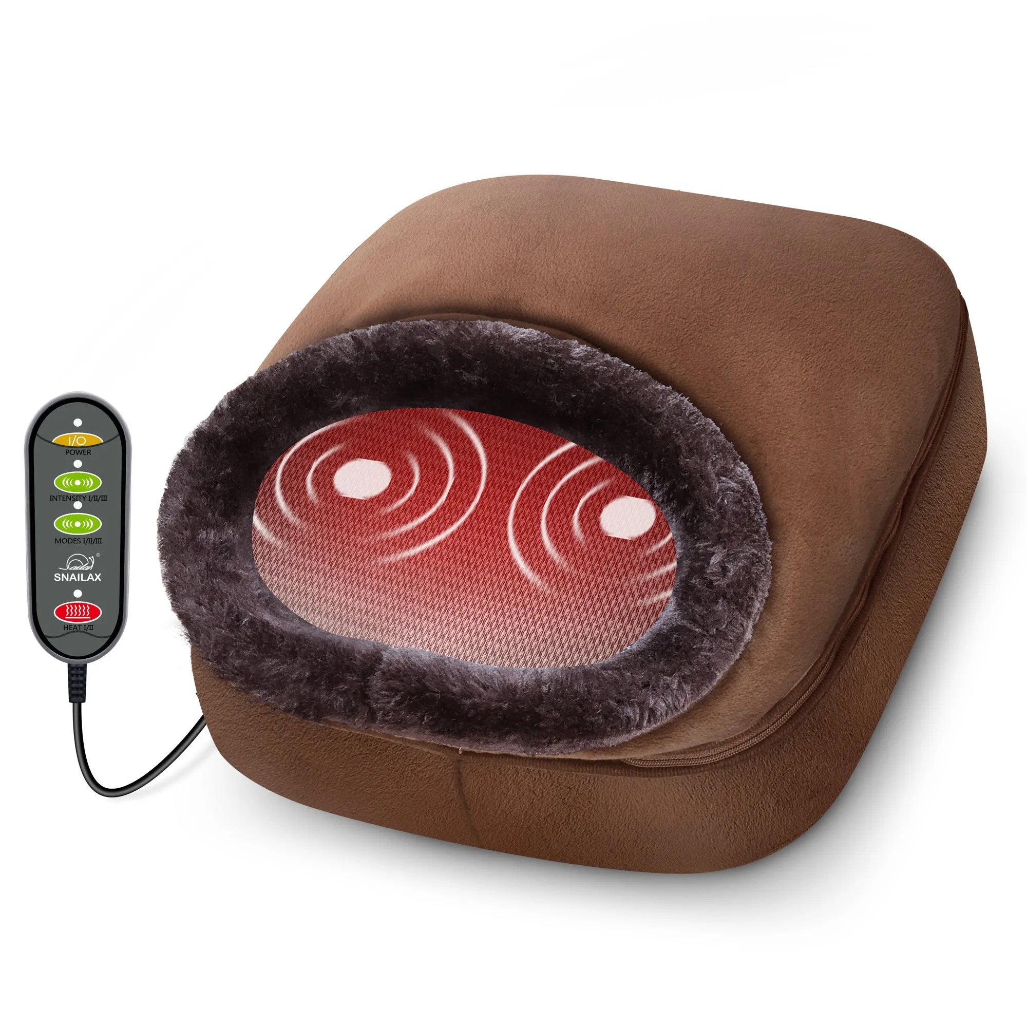 3-in-1 Foot Warmer & Back Massager and Foot Massager with Heat - 522V2