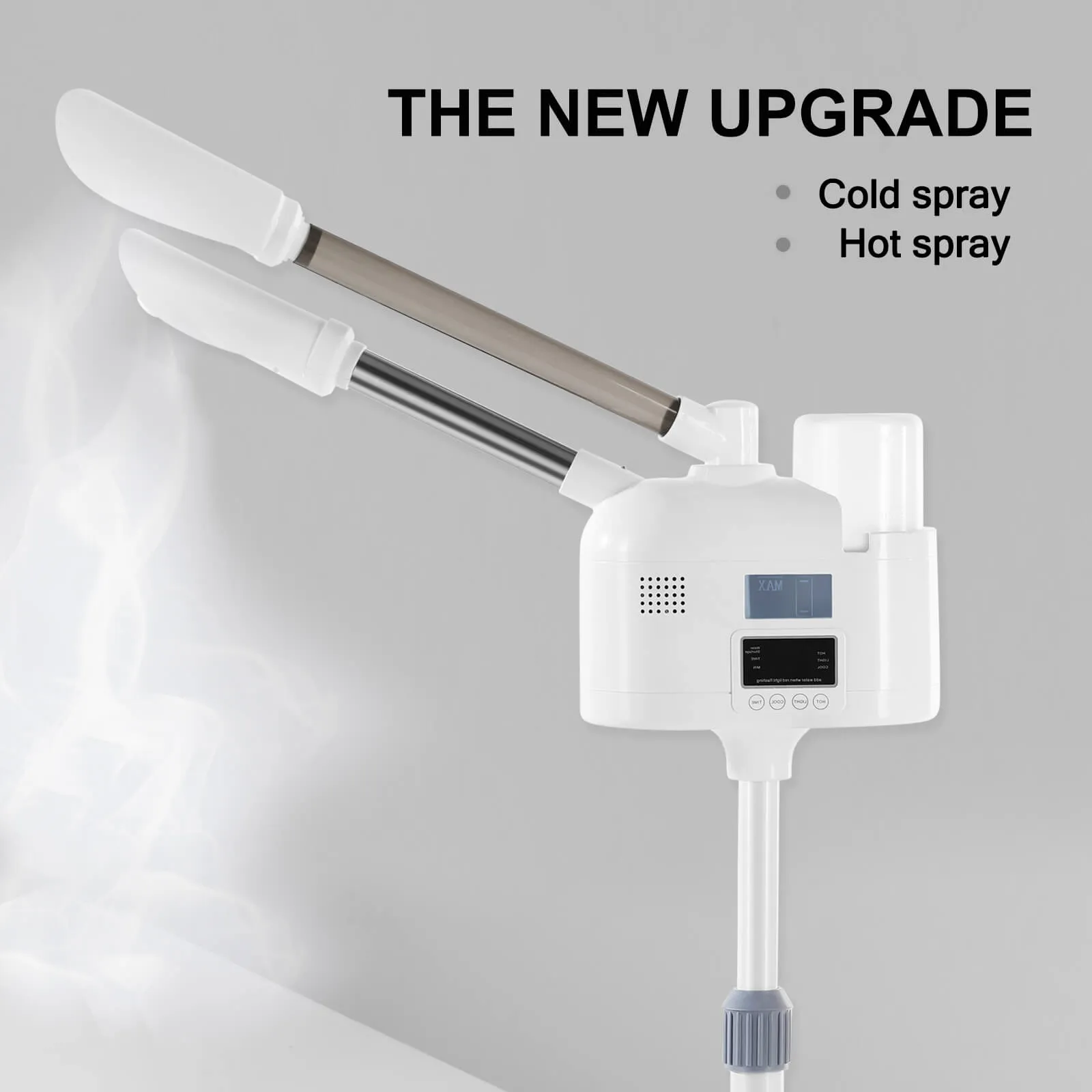 #4016 Professional 2 in 1 Facial Steamer with hot & cold nozzle