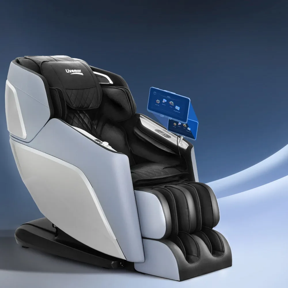 4D Massage Chair Recliner, Zero Gravity, Bluetooth - Livemor