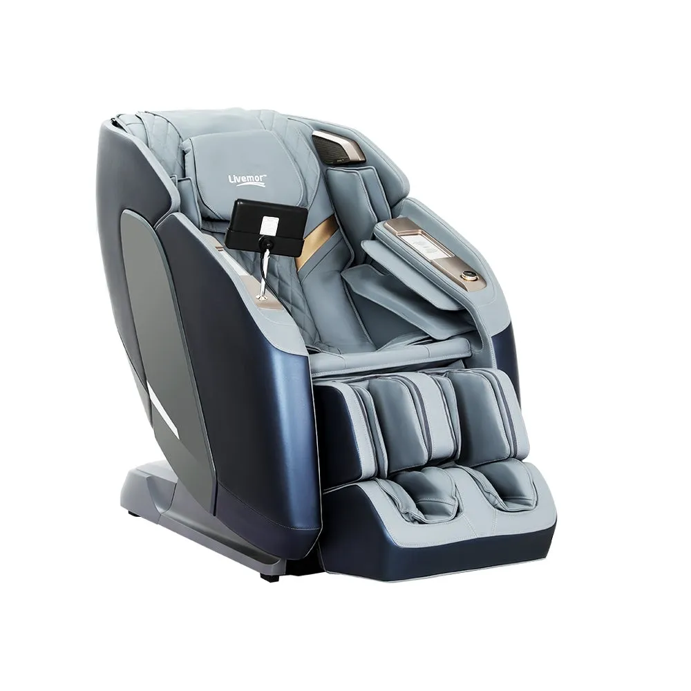 4D Massage Chair w/ Heated Therapy, Bluetooth - Livemor