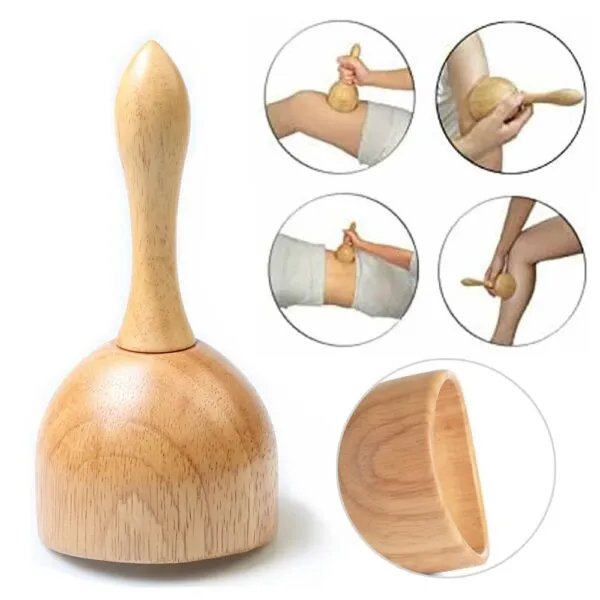 4pc Anti-cellulite Wooden Massage Maderotherapy Gua Sha Kit