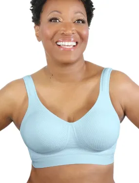 ABC American Breast Care Seamless Massage Bra, Clear Water Blue | Light Blue Massage Bra ABC | Blue Massage Bra