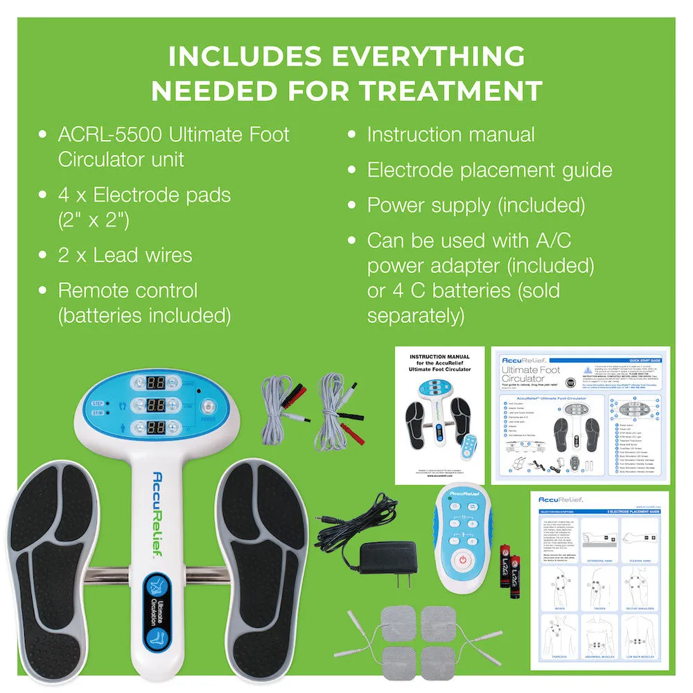 AccuRelief&trade; Ultimate Foot Circulator with Remote