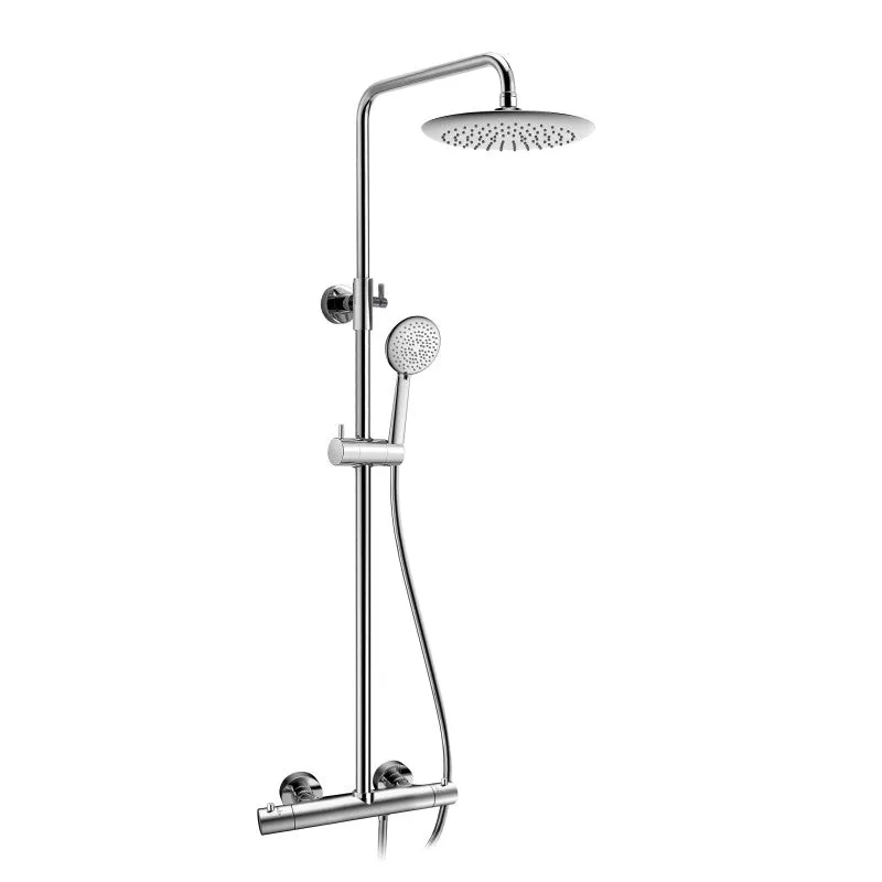 ANZZI Heavy Rainfall Stainless Steel Shower Bar with Hand Sprayer