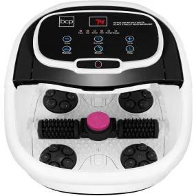 Automatic Heated Shiatsu Massage Foot Bath Spa w/ Pumice Stone