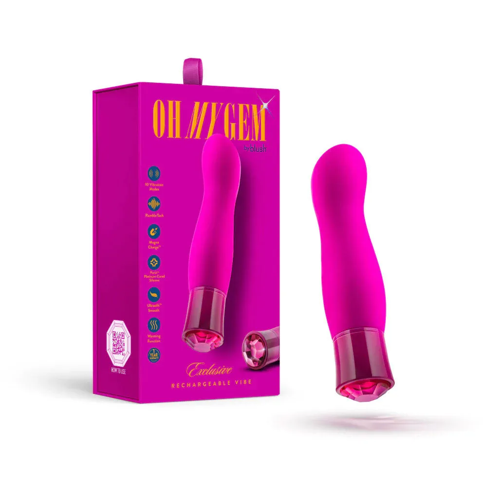 Blush Oh My Gem Exclusive Warming Rechargeable G-spot Vibrator Massager