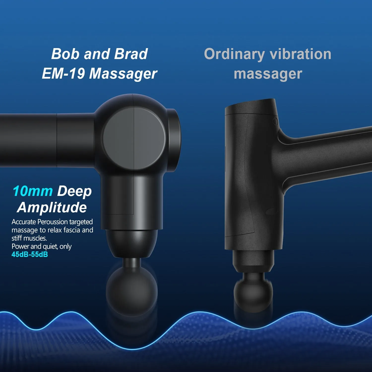 Bob and Brad EM-19 Deep Tissue Percussion Massage Gun