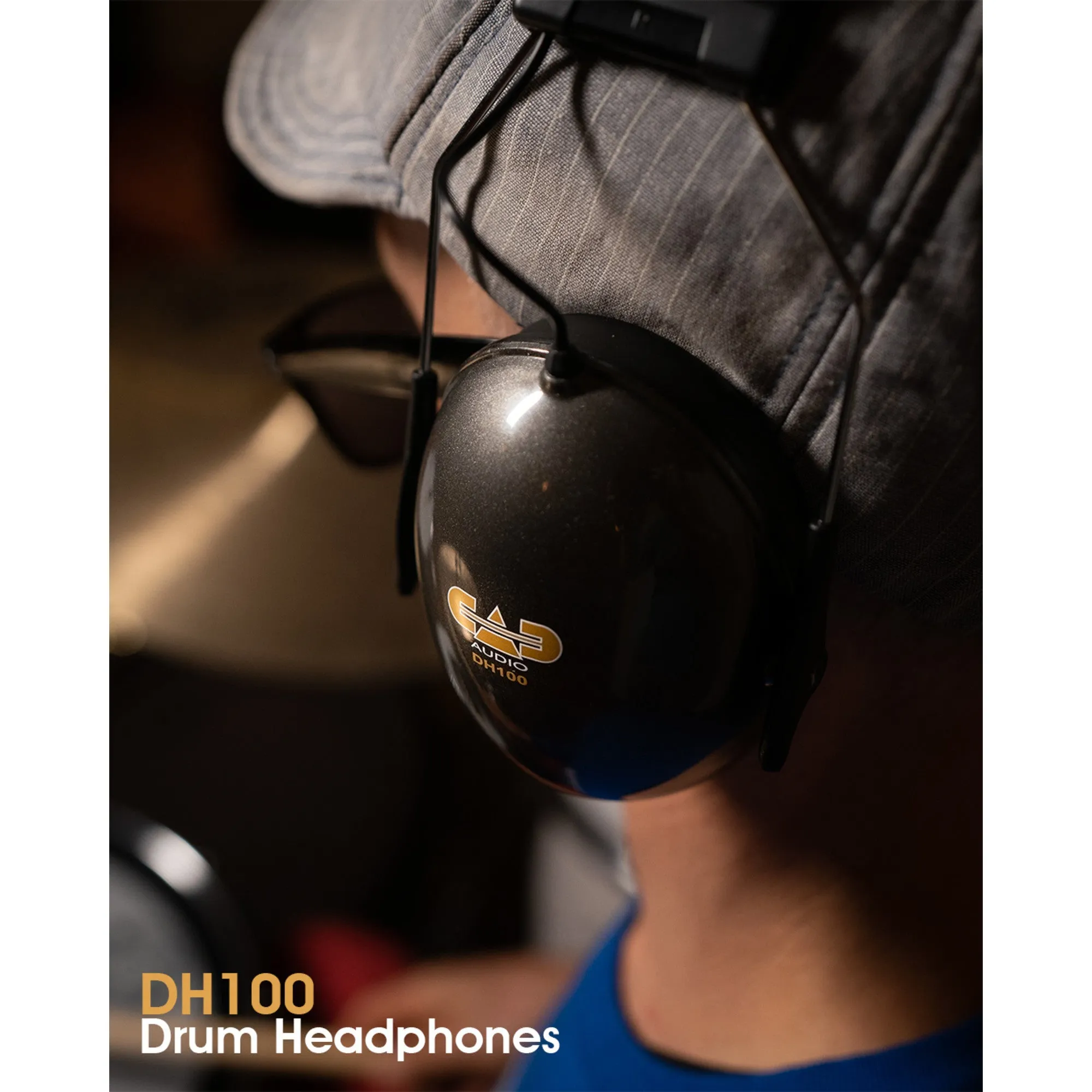 CAD Audio DH100 Drummer Isolation Headphones with 50mm Drivers