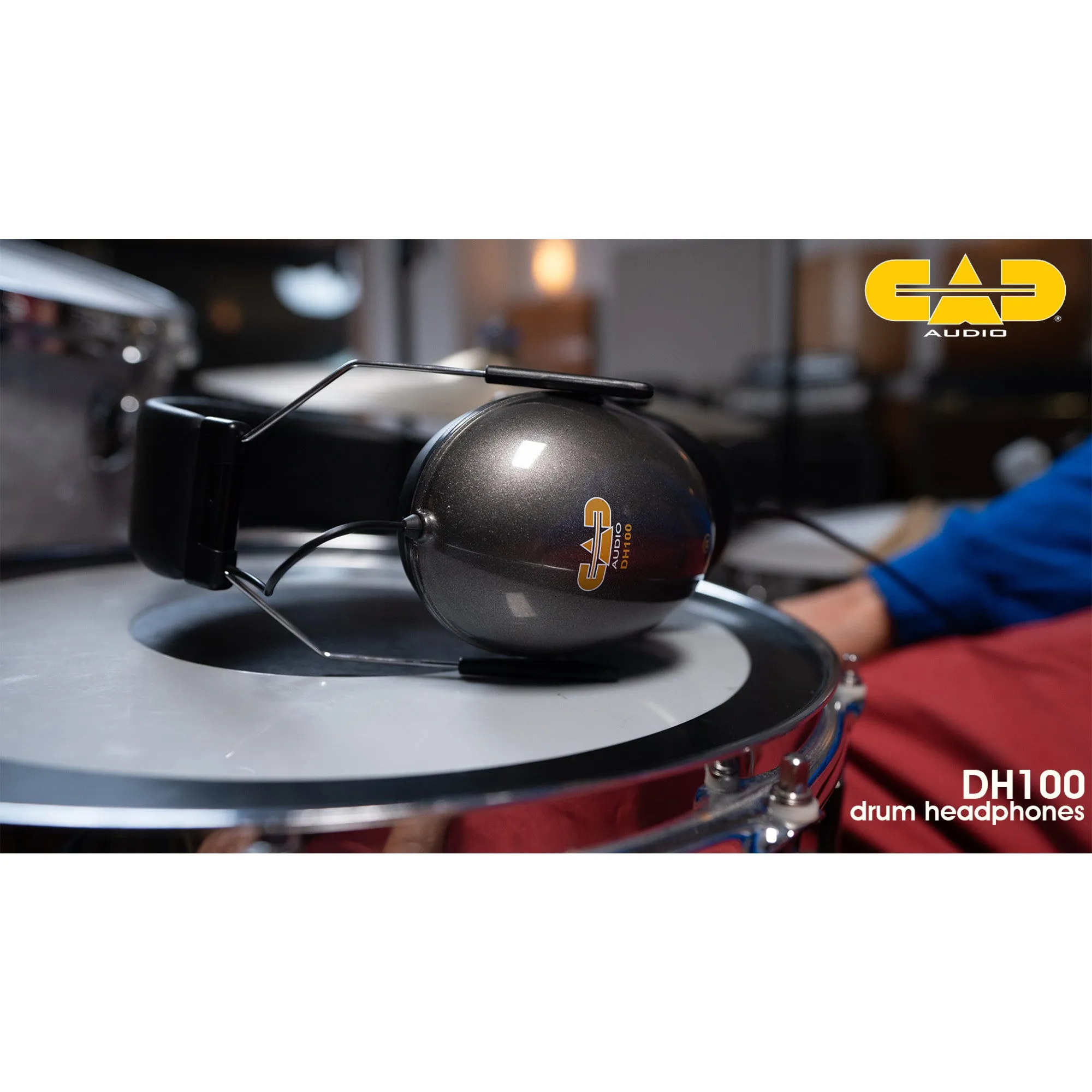 CAD Audio DH100 Drummer Isolation Headphones with 50mm Drivers