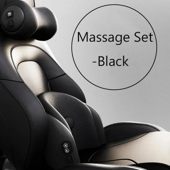 Car Neck  and Waist Support Massage Pillow - Ultimate Driving Comfort