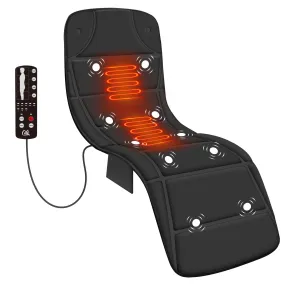 CILI Full Body Massage Mat 10 Vibration Massage Motors with Heating for Back, Shoulder, Leg, Gifts for Men Women, Mom Dad, Black-CL-3701