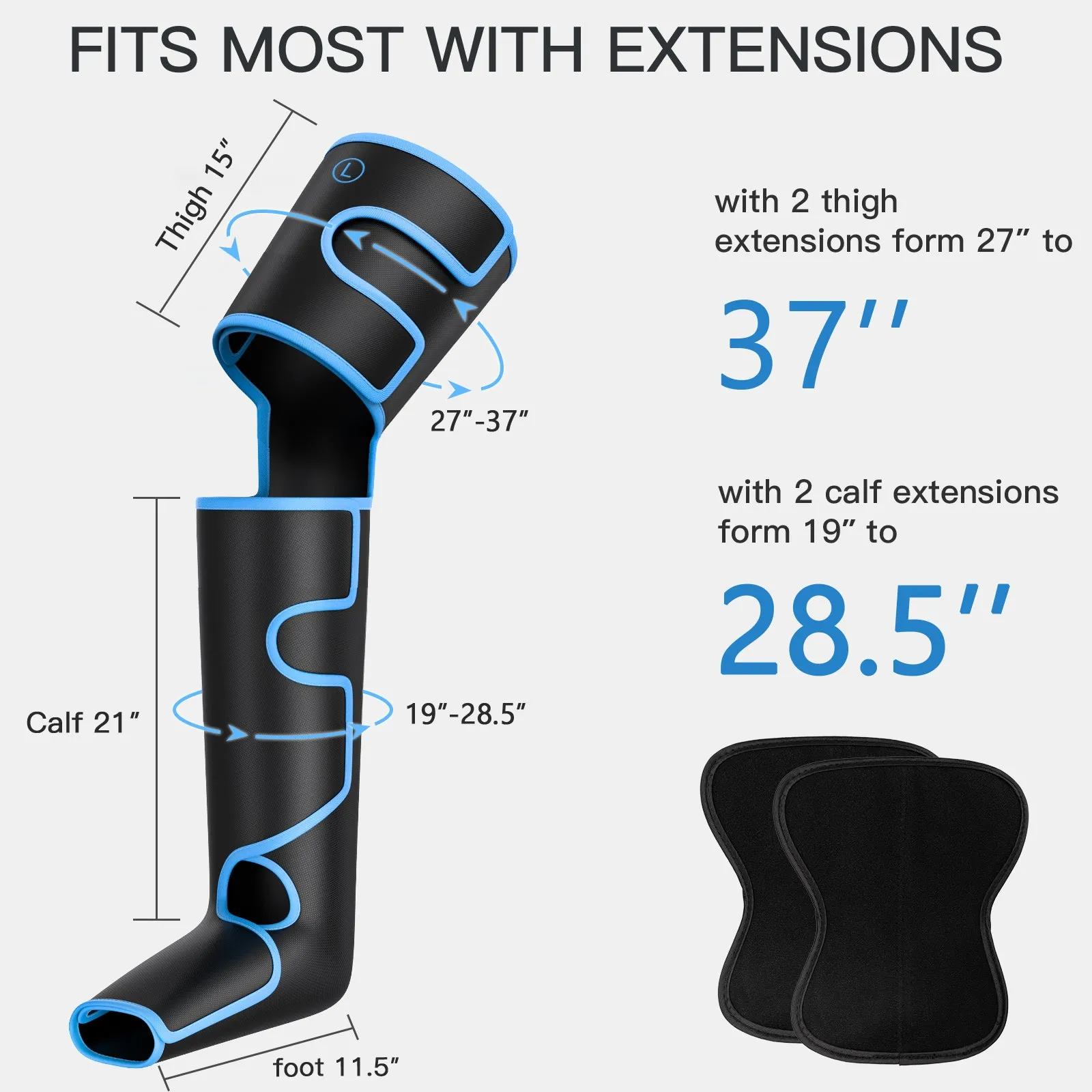 CINCOM Leg Massager with Heat 080A & Knee Massager 066K