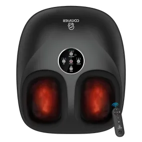 COMFIER 2024 Upgraded Shiatsu Foot Massager Machine with Remote,Electric Foot Massager for Neuropathy Plantar Fasciitis, Deep Kneading Feet Massager with Heat - 5003RC