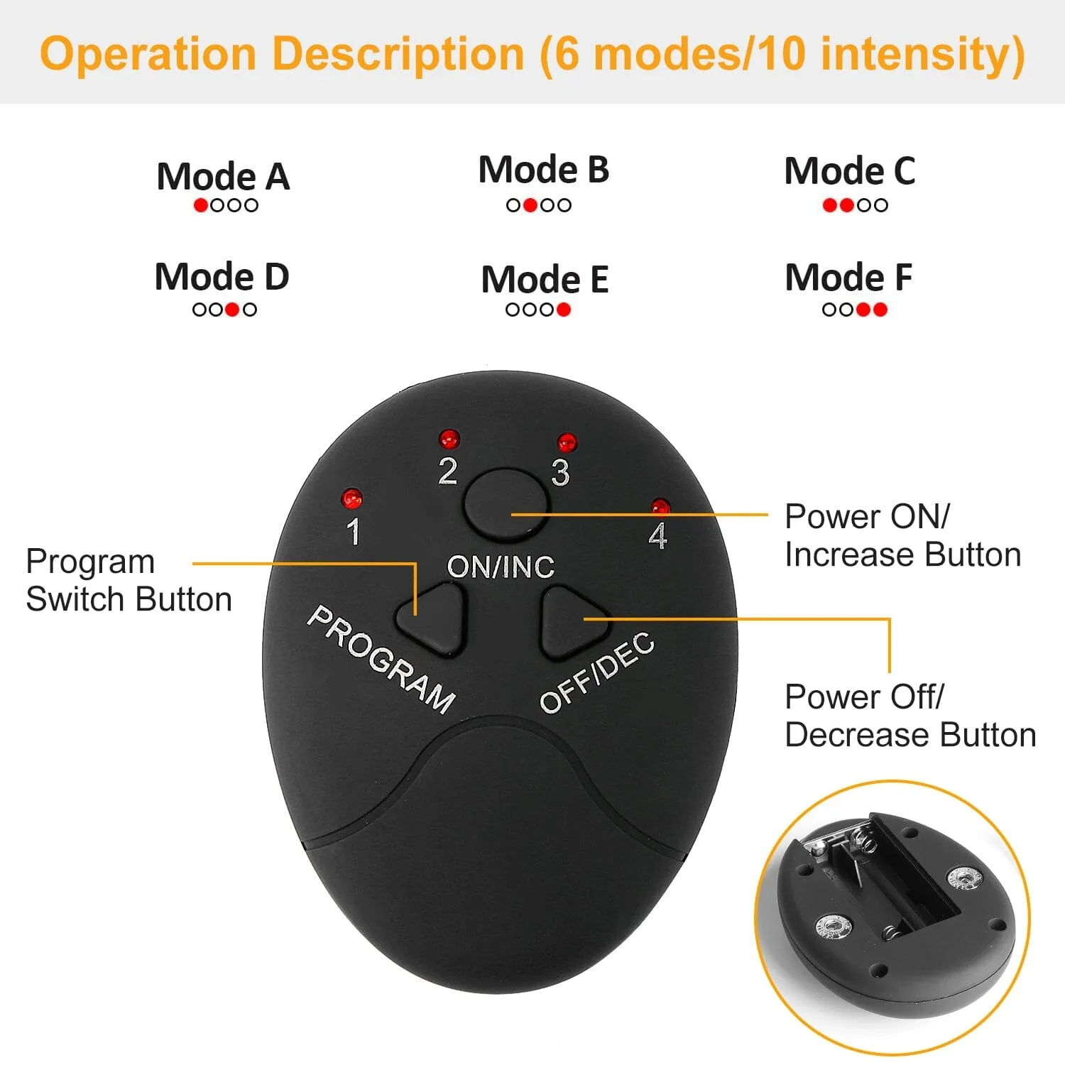 EMS Foot Massage Pad Electric Stimulator