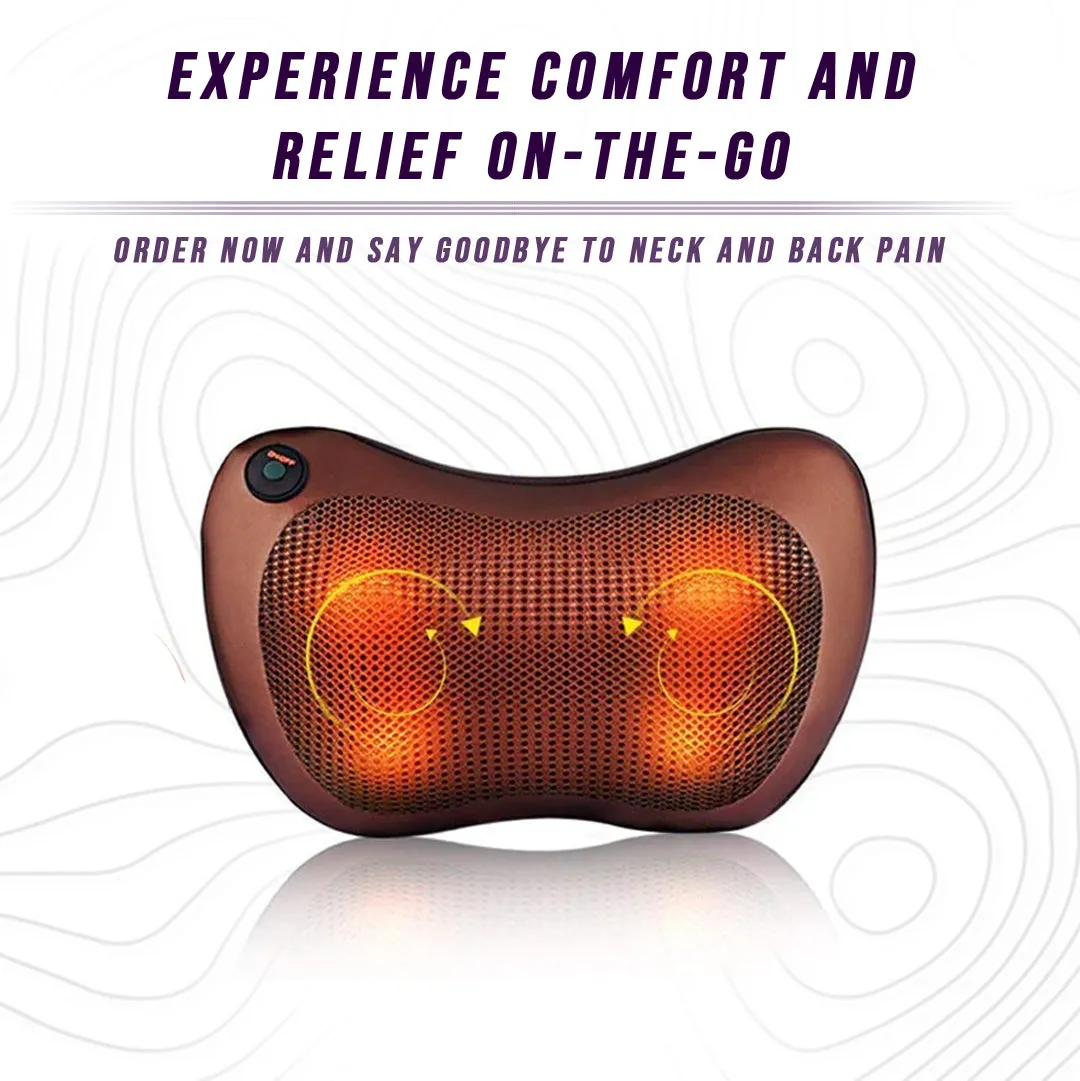 Eterus Back and Neck Massage Pillow w/Heat