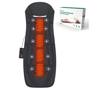 Full Body Massager Mat with 10 Vibration Motors & 4 Therapy Heating Pad - 339