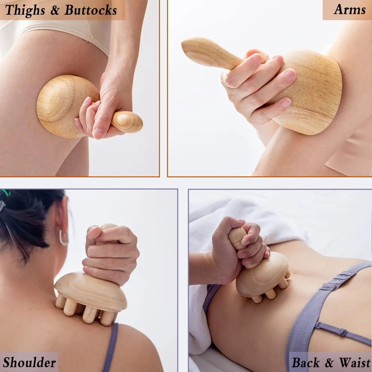 Gua Sha -  Ancient Chinese Massaging 5pc Kit