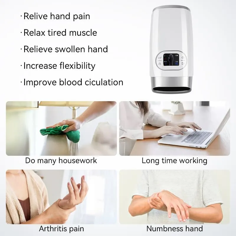 Hand massager machine | OrthoPro | Cordless Electric Hand Massager with Compression