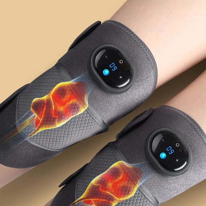 Heated Knee Brace Wrap with Massager for Pain Relief- Type C Rechargeable