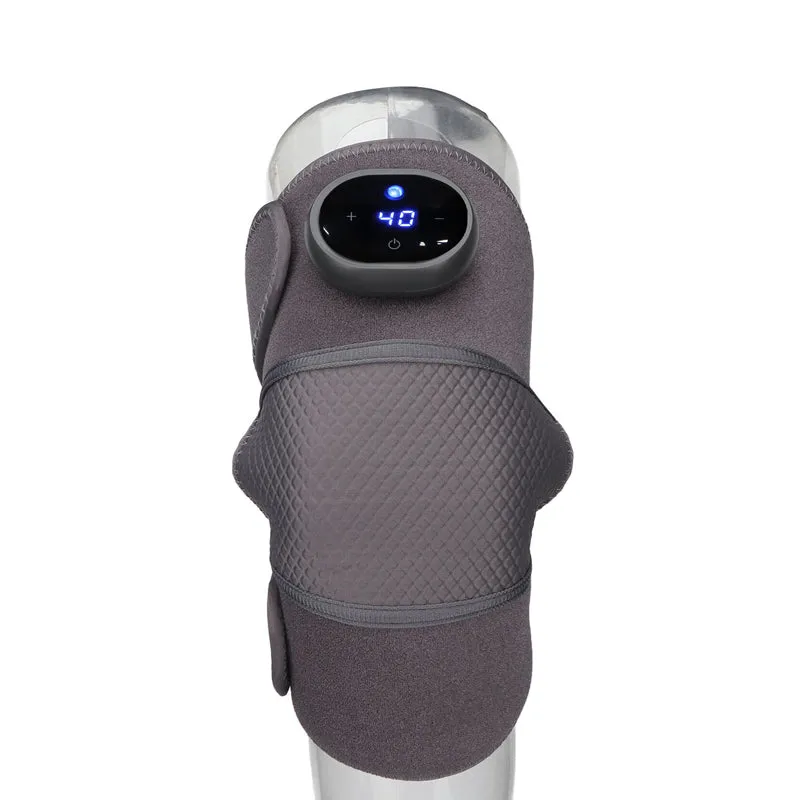 Heated Knee Brace Wrap with Massager for Pain Relief- Type C Rechargeable