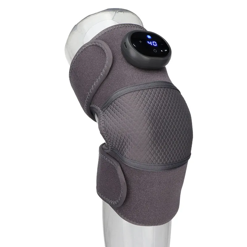 Heated Knee Brace Wrap with Massager for Pain Relief- Type C Rechargeable