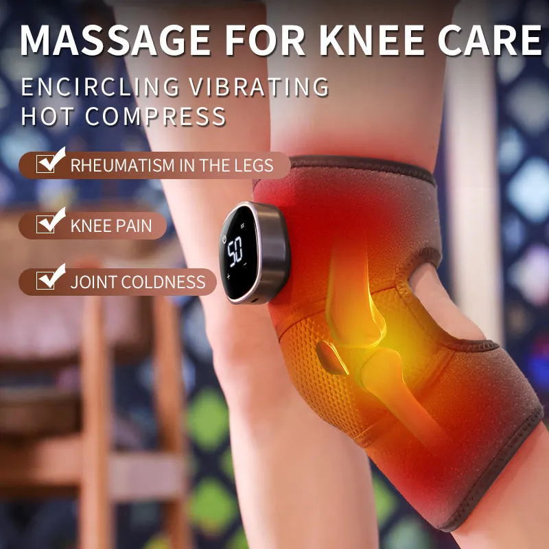 HIVAGI® Electric Heating Knee Massager | Heat Therapy, Vibration, and Joint Pain Relief.