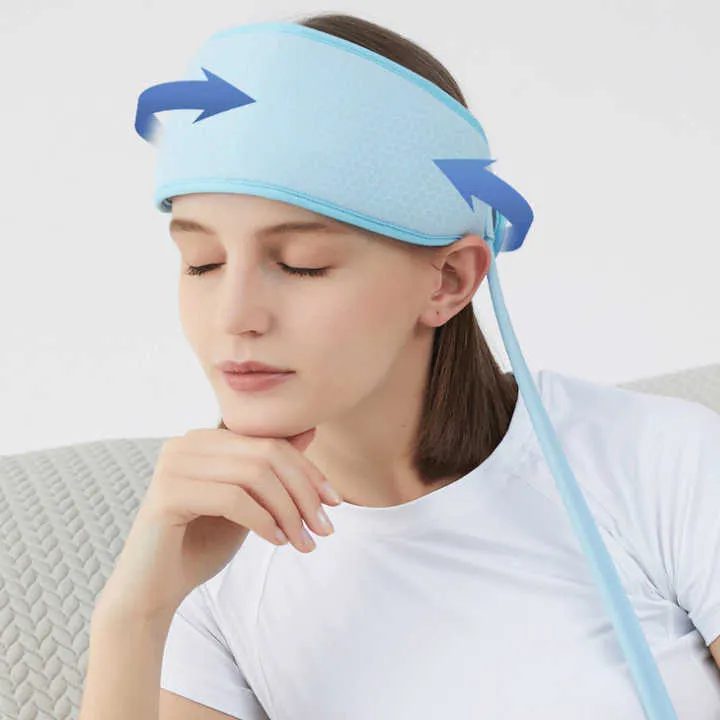 HIVAGI® "Wireless Head Massager with Vibration, Heat, and Air Compression - Relieve Stress and Promote Relaxation"