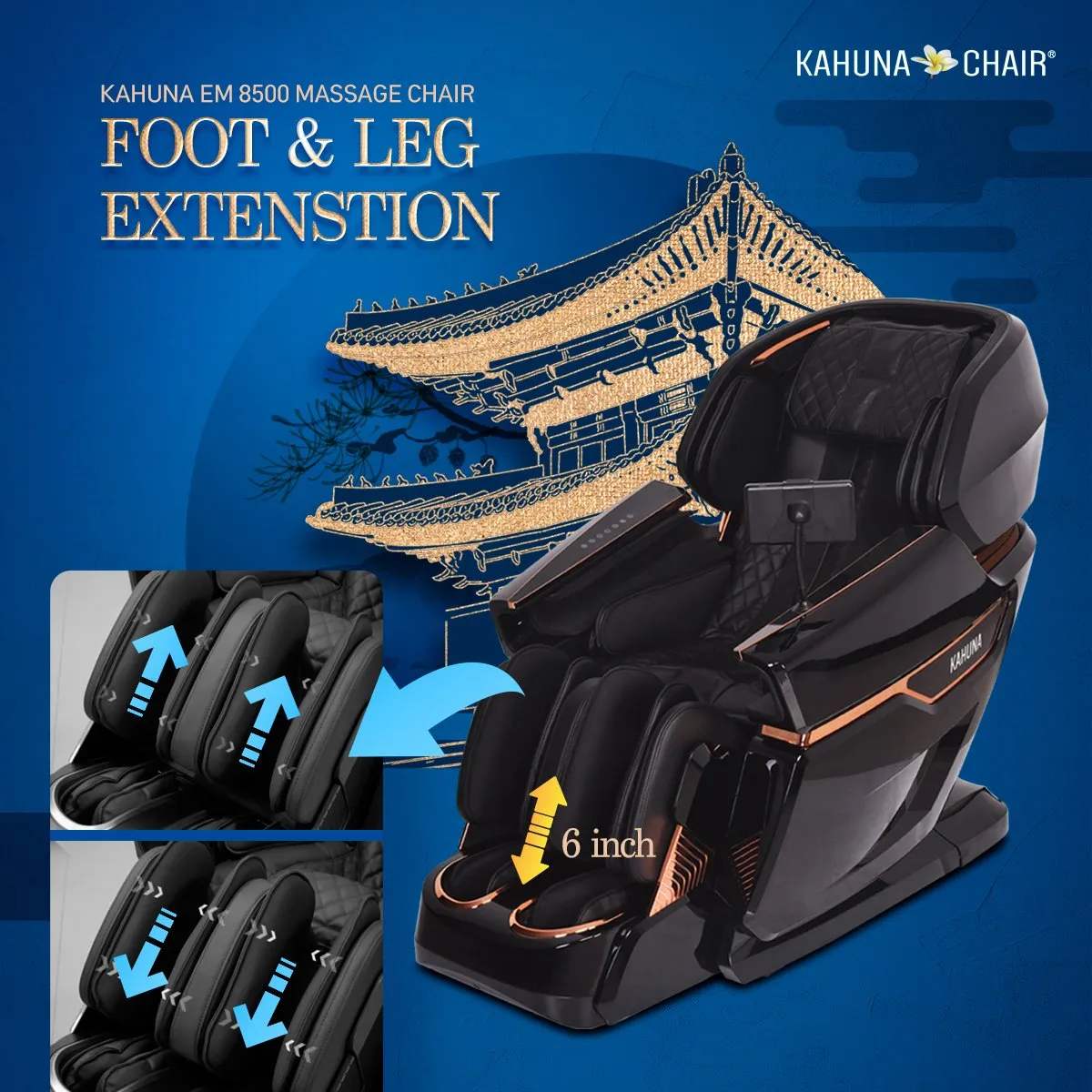 Kahuna EM-8500 - The King's Elite Massage Chair