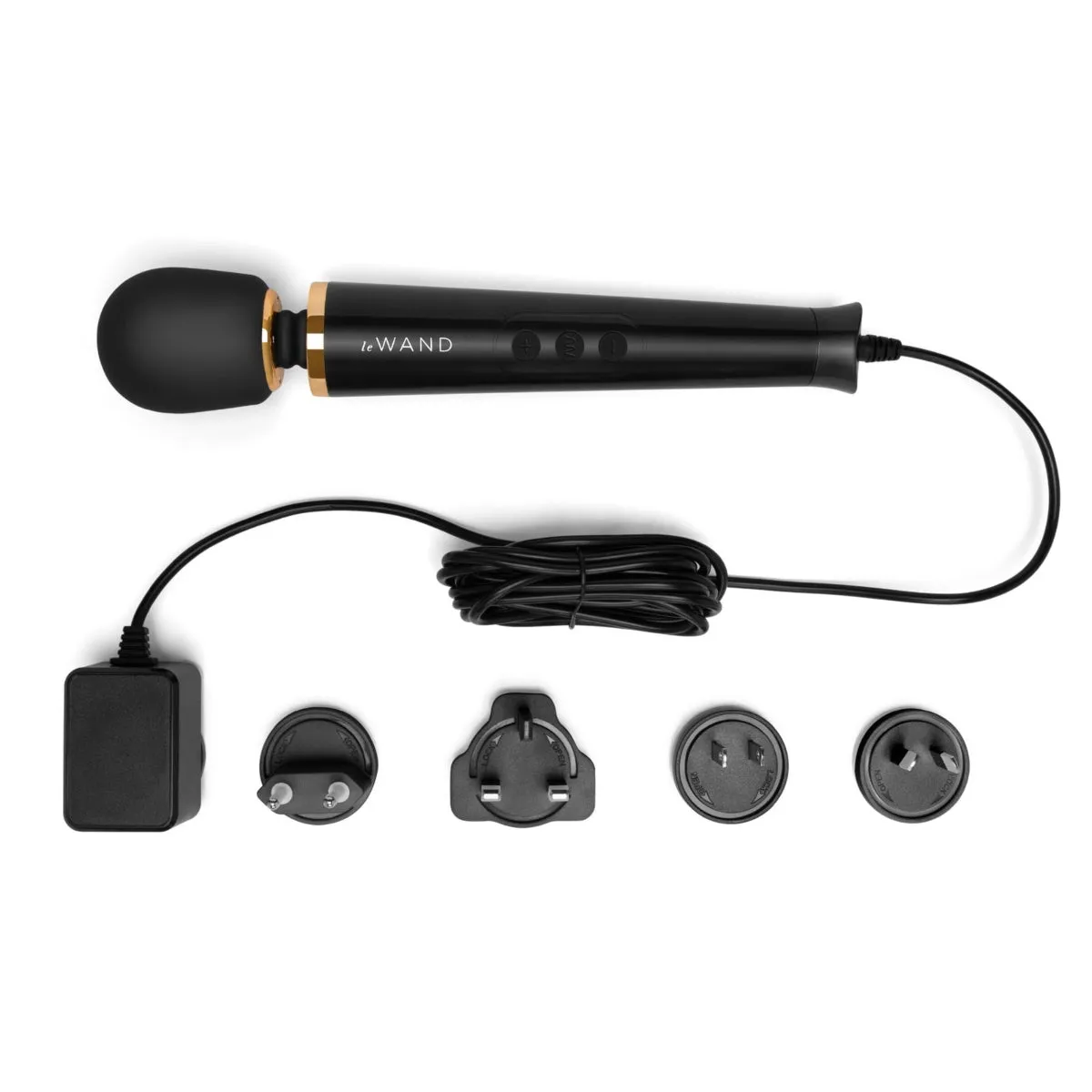 Le Wand Powerful Petite Plug In Wand Massager Black