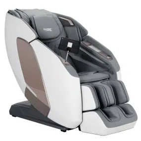 Livemor 4D Massage Chair Electric Recliner Double Core Mechanism Massager Melisa White