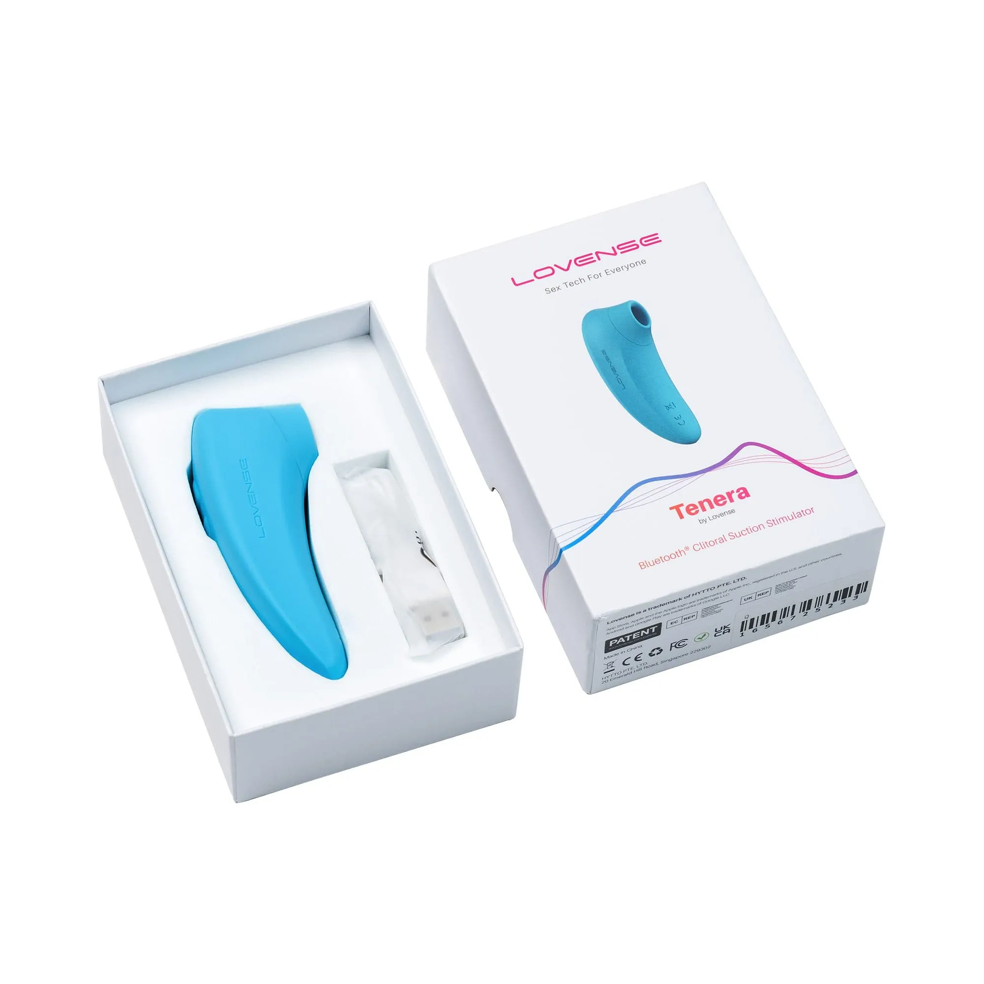 Lovense - Tenera App-Controlled Clitoral Air Stimulator Vibrator (Teal)