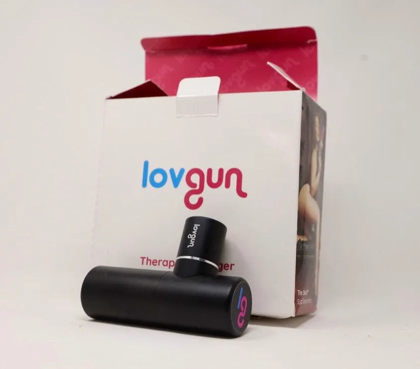 Lovgun Therapy and Erotic Massager with Pocket Kit & Stud