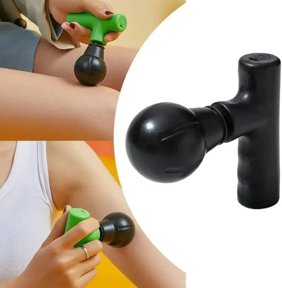 Mini electric fascia gun high-frequency multifunctional mini massage gun USB charging 3 massage gears compact and lightweight