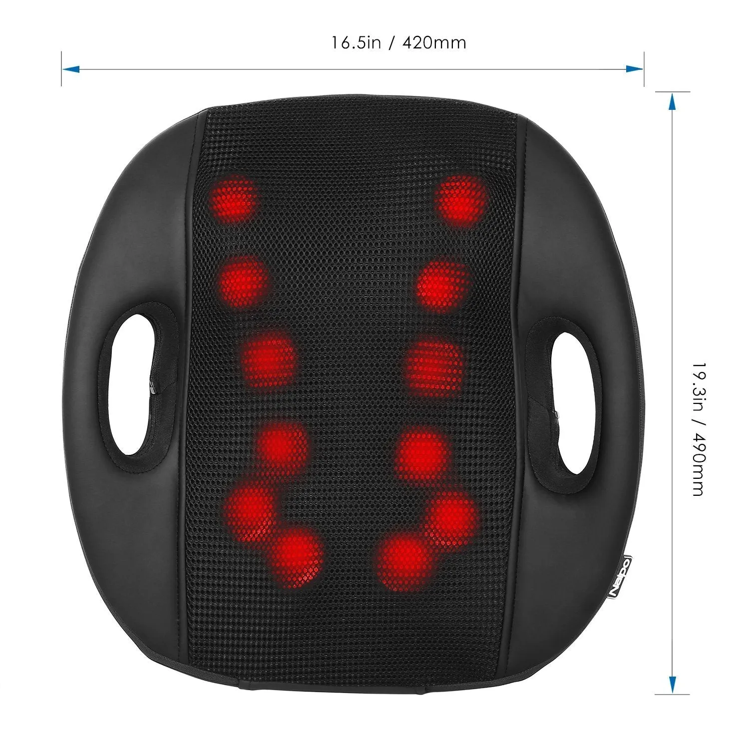 Naipo Back Massage Cushion with 3D Shiatsu Kneading and Heat