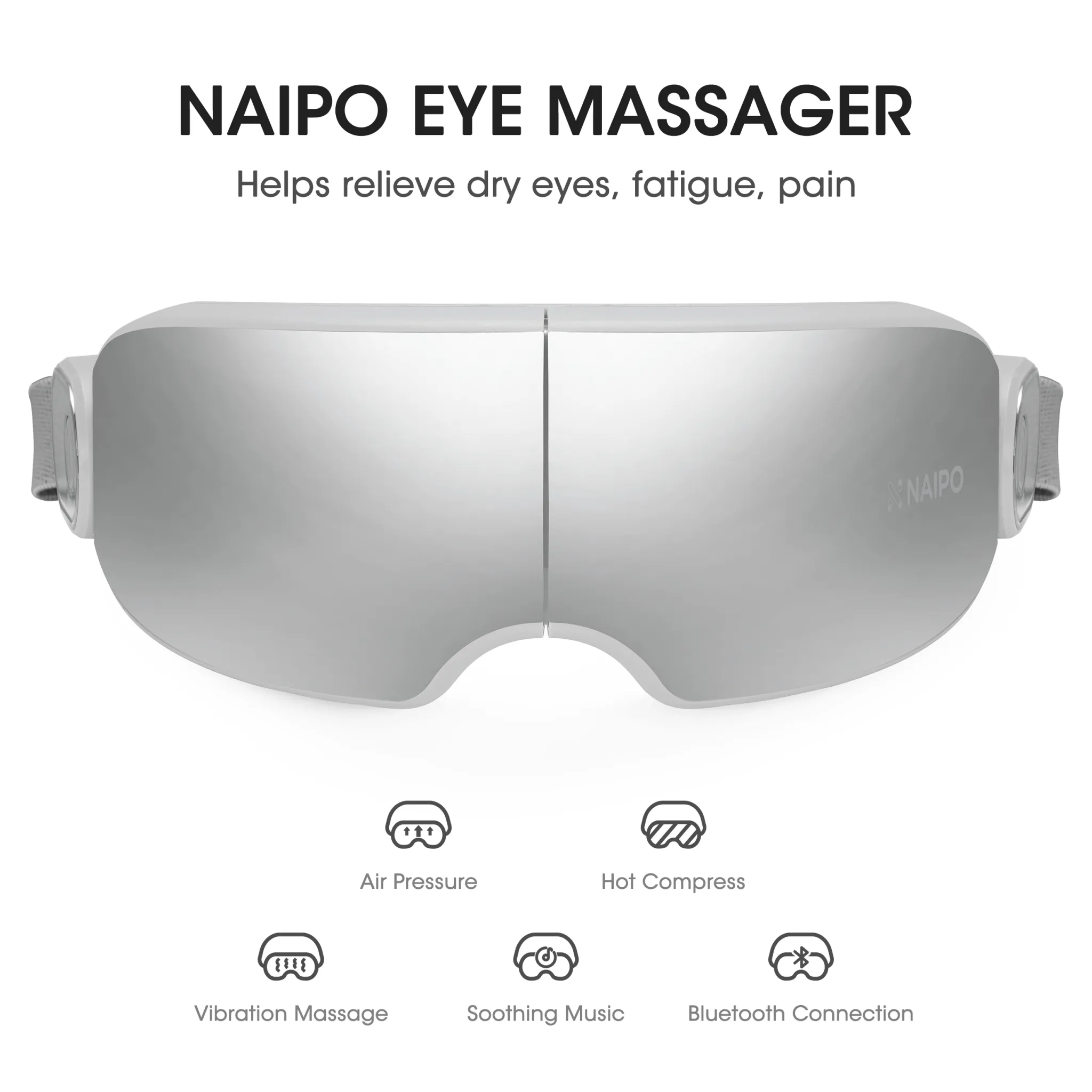 Naipo Electric Eye Massager with Music Mode