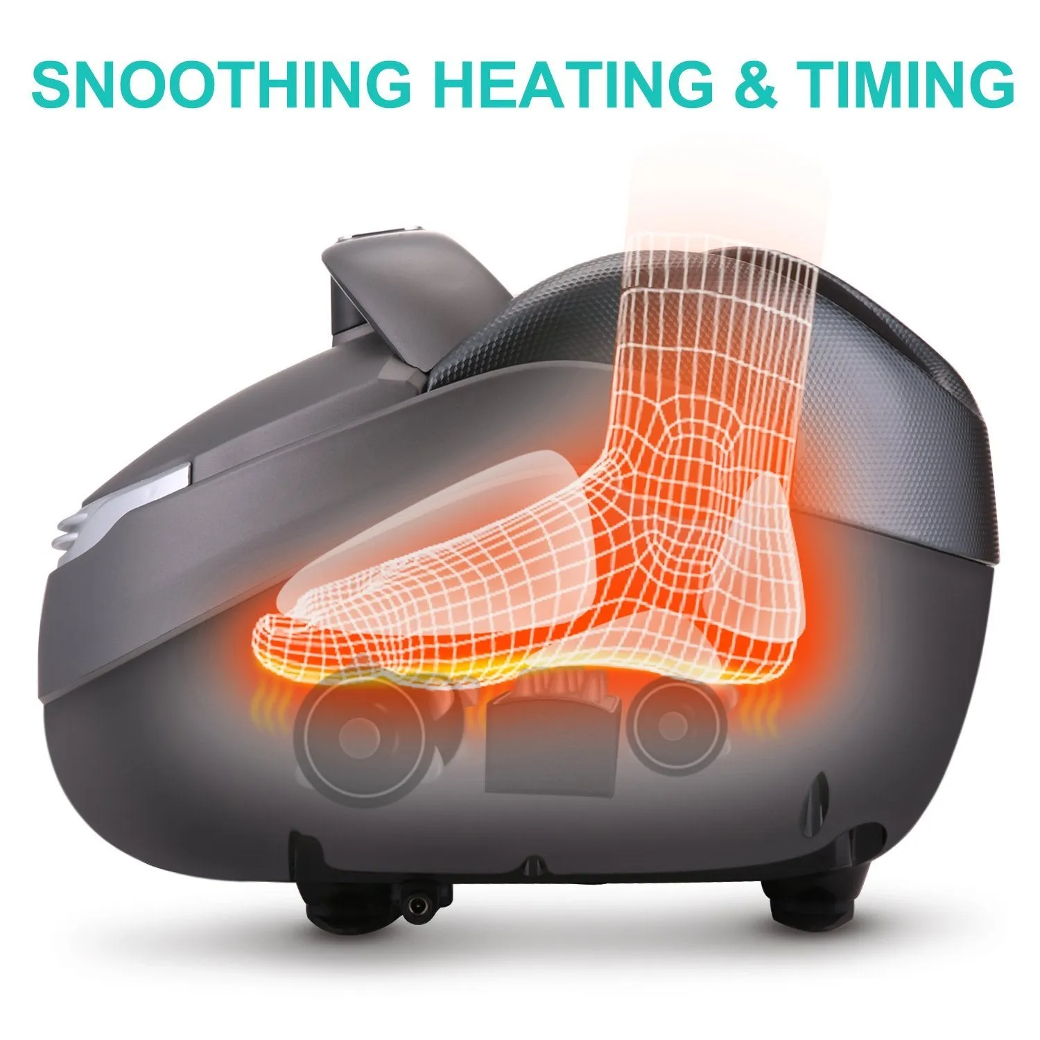 Naipo Foot Massager With Heat, Rolling and Tapping