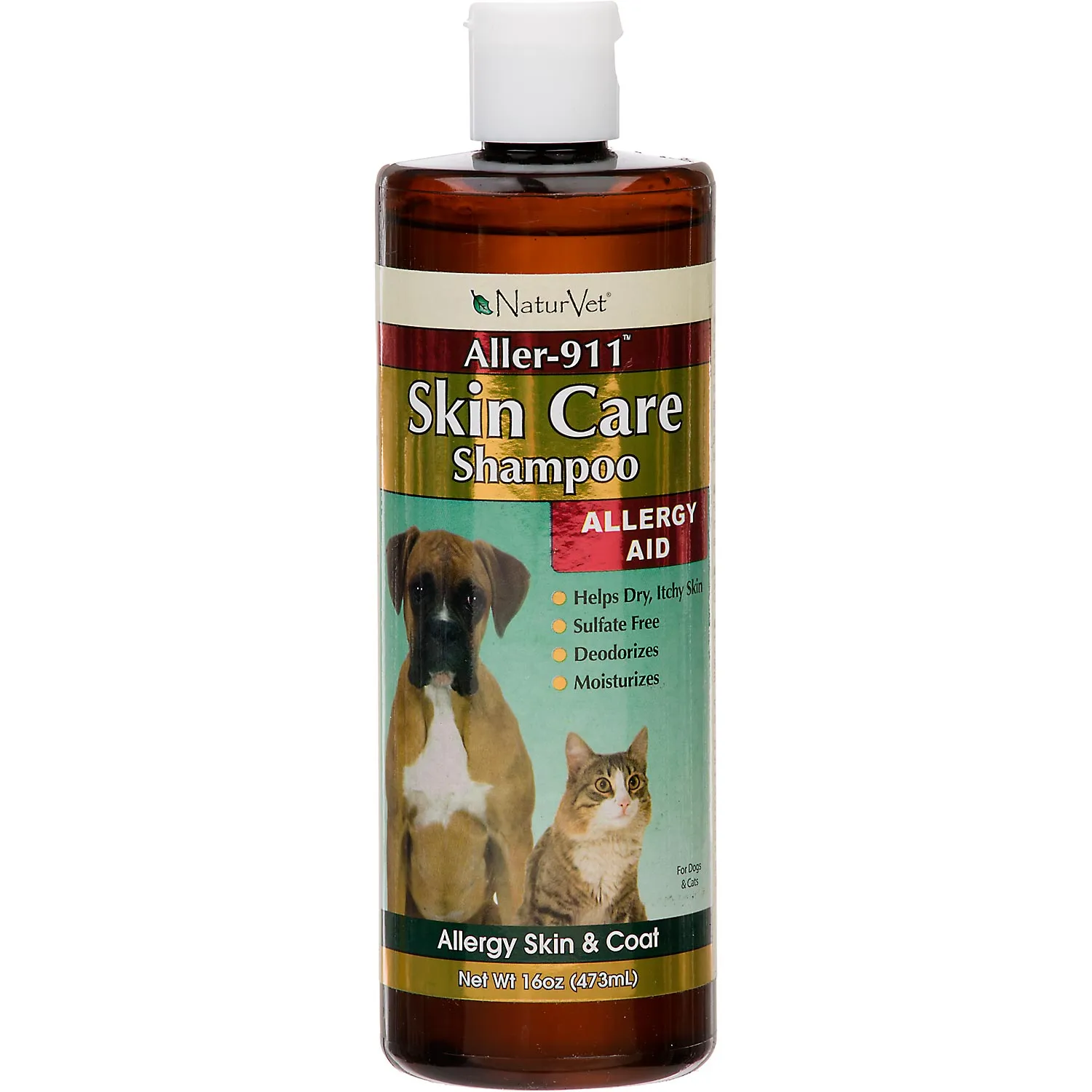 NaturVet Aller-911 Skin Care Shampoo 16oz