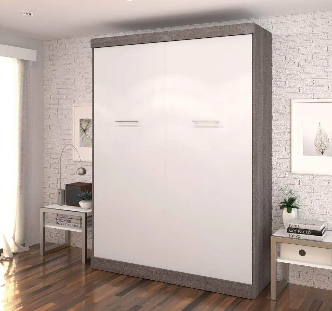 Nebula Queen Size Wall-Mounted Murphy Bed - Available in Three Colors