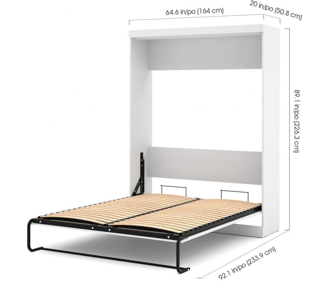 Nebula Queen Size Wall-Mounted Murphy Bed - Available in Three Colors