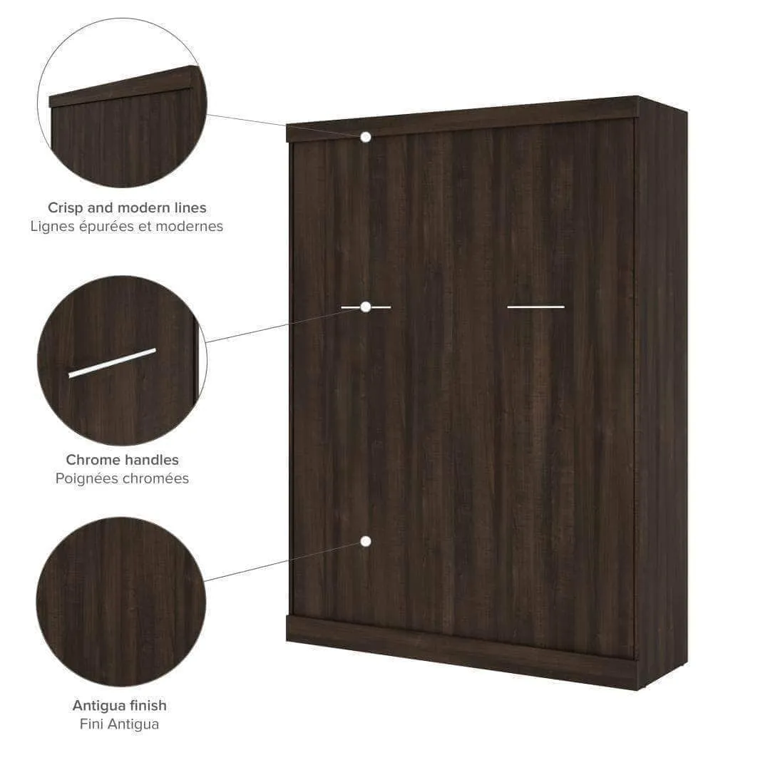 Nebula Queen Size Wall-Mounted Murphy Bed - Available in Three Colors