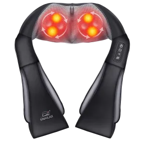 Neck Massager with Heat -Shiatsu Back Massager,Neck and Shoulder Massager with 3D Roller - 632N