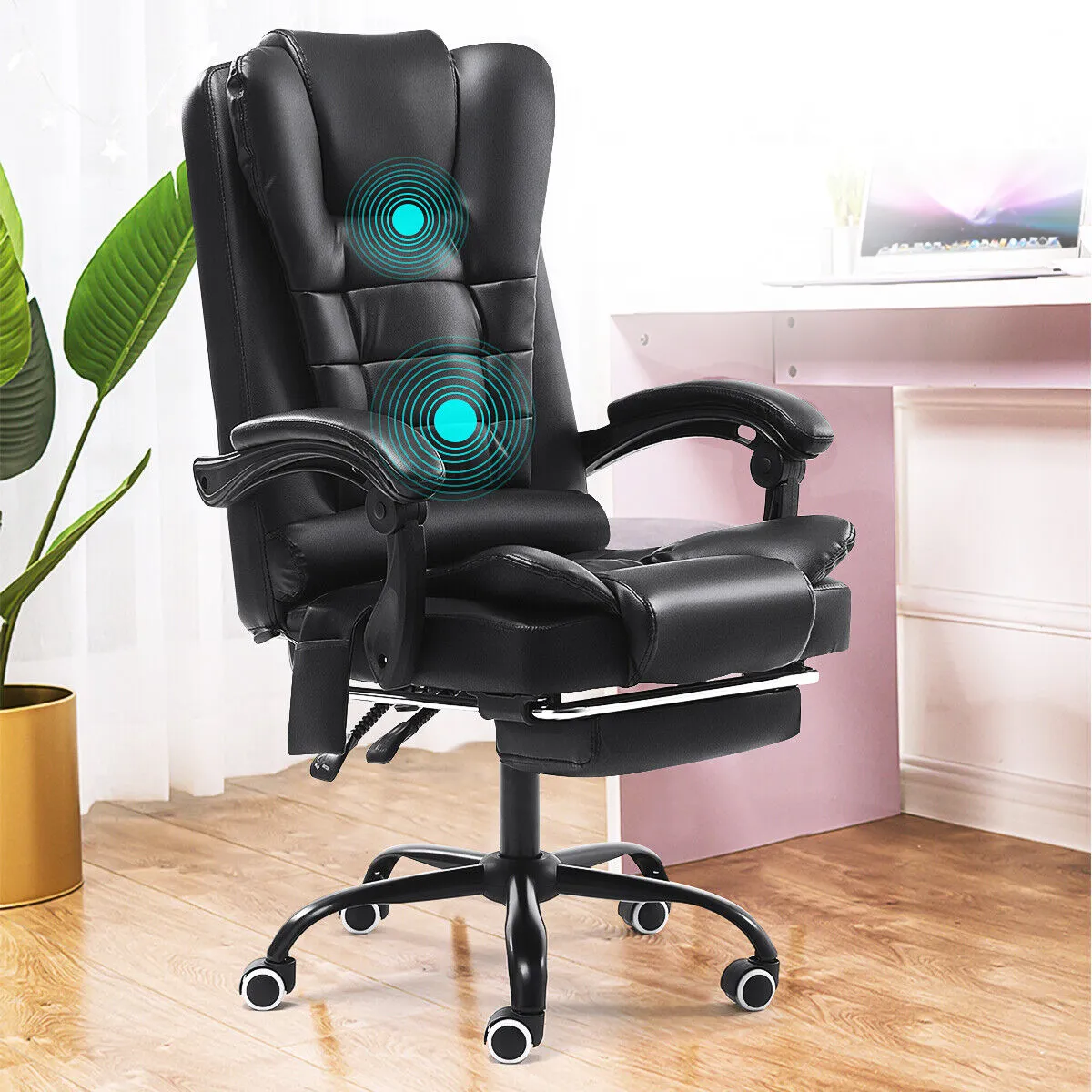 Premium Office Massage Chair with Footrest