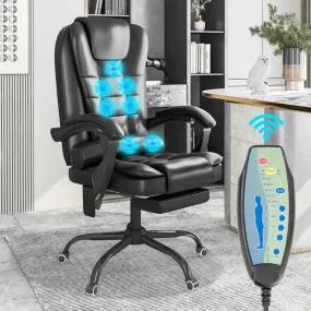 Premium Office Massage Chair with Footrest