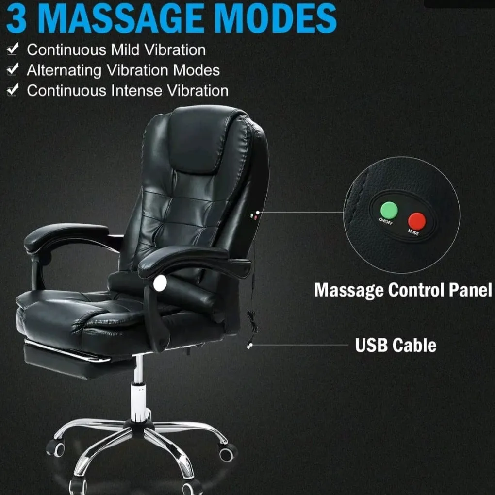 Premium Office Massage Chair with Footrest