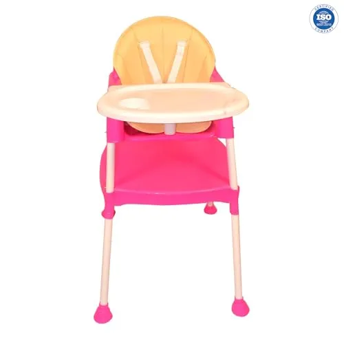 Safe-O-Kid- Feeding High Chair, Weight Up To 15 Kgs- Pink