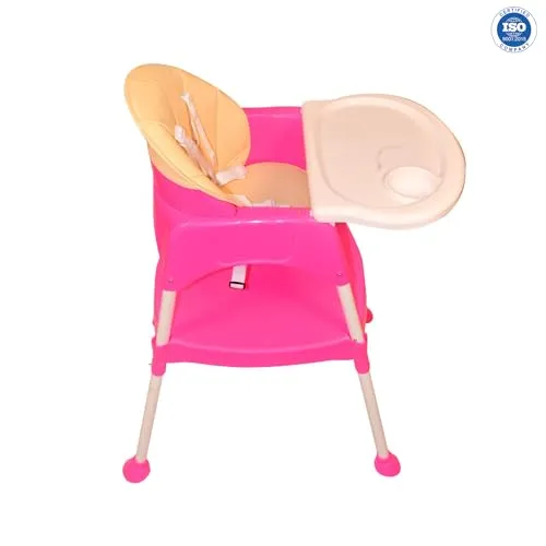 Safe-O-Kid- Feeding High Chair, Weight Up To 15 Kgs- Pink