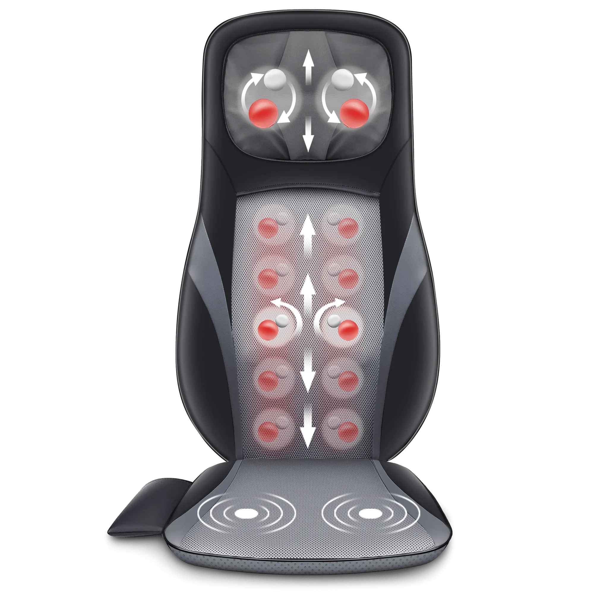 Shiatsu Back Massager with Heat & Deep Kneading Massage Chair Pad - 234